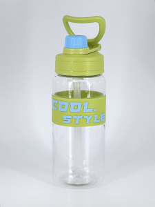 Бутылочка для воды Yes-Water пластик 650мл (зеленый)