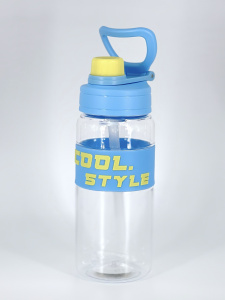 Бутылочка для воды Yes-Water пластик 650мл (голубой)