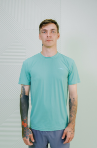 Футболка мужская Vinner MTS03 2025 (серо-зелёный)