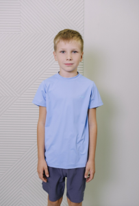 Теннисная футболка для мальчика Vinner BTS02 2025 (голубой) 