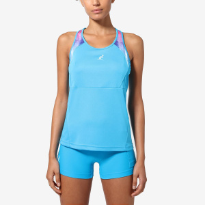 Теннисная майка женская Australian SKIN BLAZE ACE TANK (голубой 605)