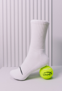 Носки теннисные VINNER (белые длинные) 1 пара 