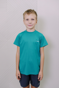 Теннисная футболка для мальчика Vinner BTS02 2025 (изумрудный) 