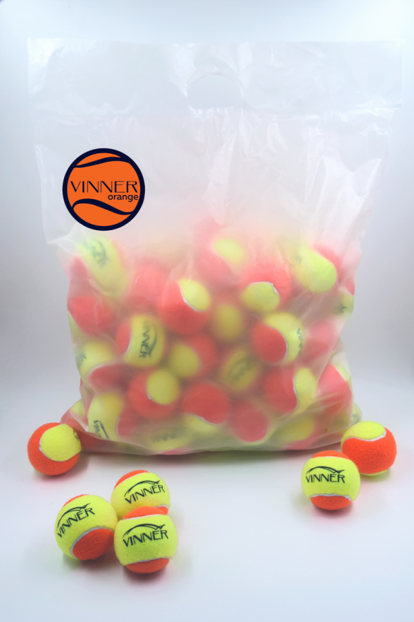Теннисные мячи Vinner Orange х60  (пакет 60 штук)